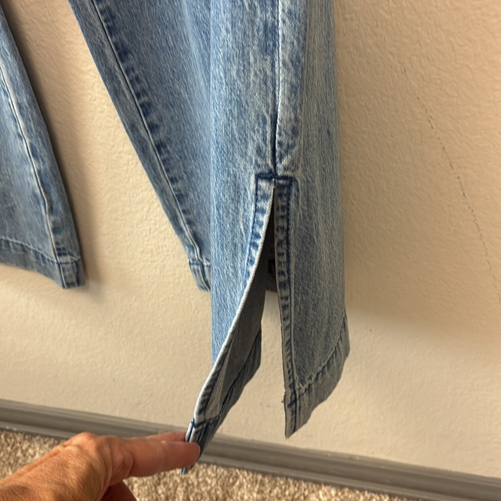 Blank NYC Light Blue Wide Leg Flare Jeans - Picture 7 of 10